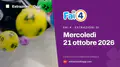Fai4 di mercoledì 21 ottobre 2026: combinazioni vincenti