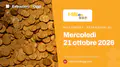 MillionDAY di mercoledì 21 ottobre 2026: numeri vincenti ed Extra