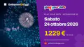 Play Your Date di sabato 24 ottobre 2026: jackpot di 1229 €, estrazione alle 20:30