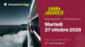 Eurojackpot di martedì 27 ottobre 2026: estrazione alle 20:00