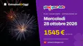 Play Your Date di mercoledì 28 ottobre 2026: jackpot di 1545 €, estrazione alle 20:30